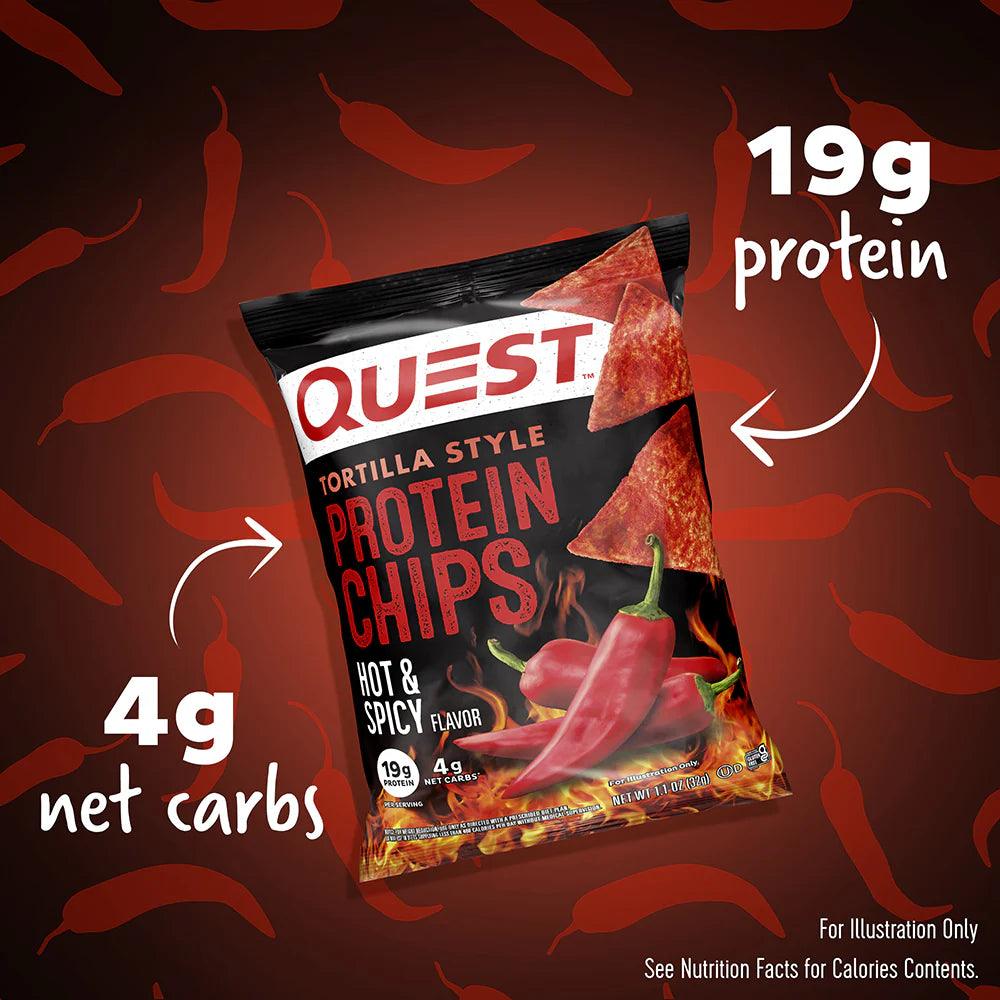 Quest Chips Proteicas   HOT & SPICY