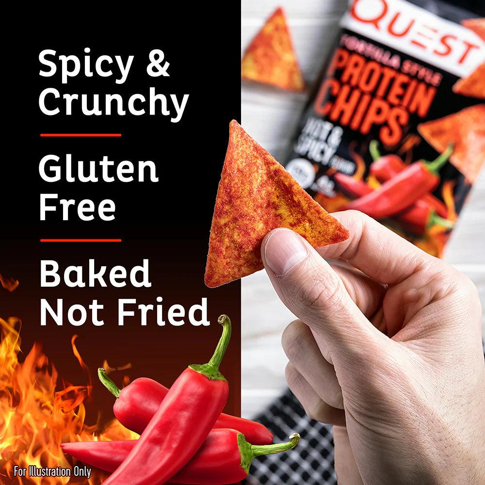 Quest Chips Proteicas   HOT & SPICY