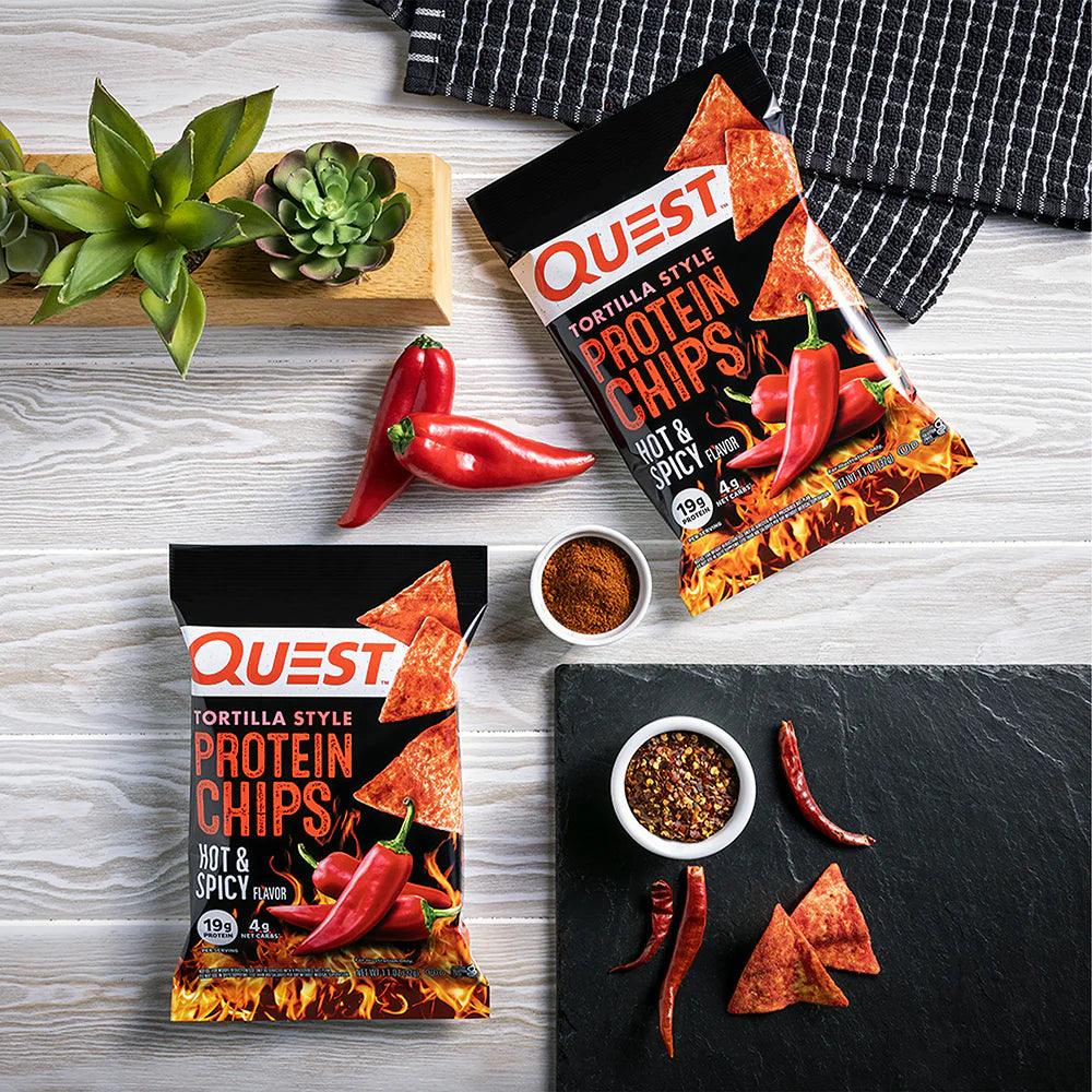Quest Chips Proteicas   HOT & SPICY