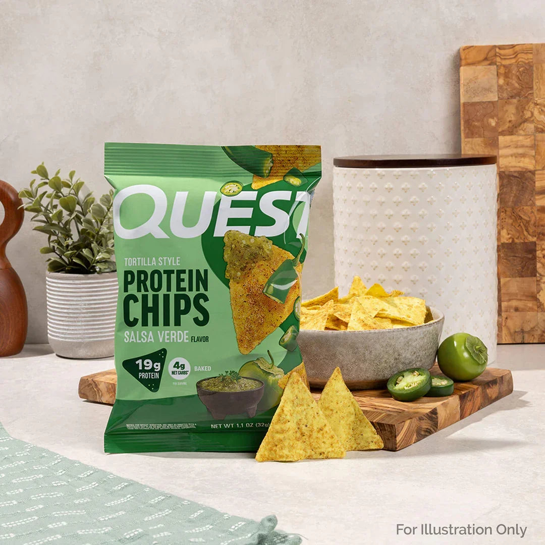Quest Chips de Proteína   Salsa Verde Tortilla Style