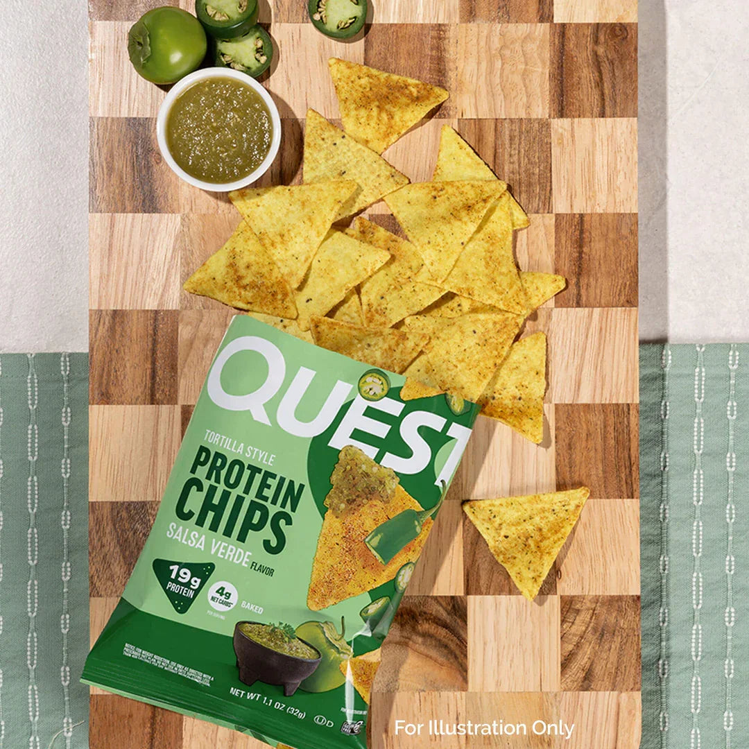 Quest Chips de Proteína   Salsa Verde Tortilla Style