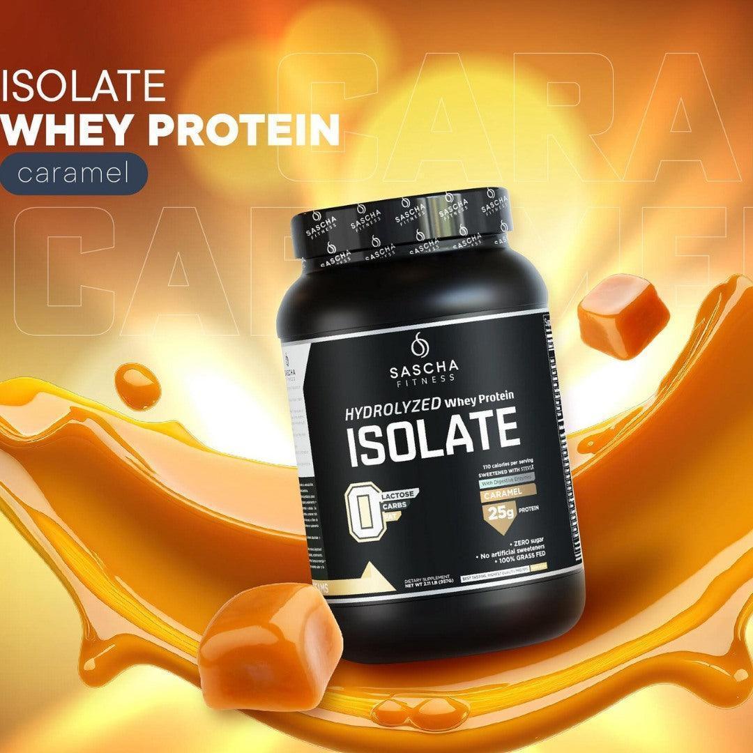 Proteína Sascha Fitness Hydrolyzed Whey Protein Isolate CARAMELO 2.11 lb