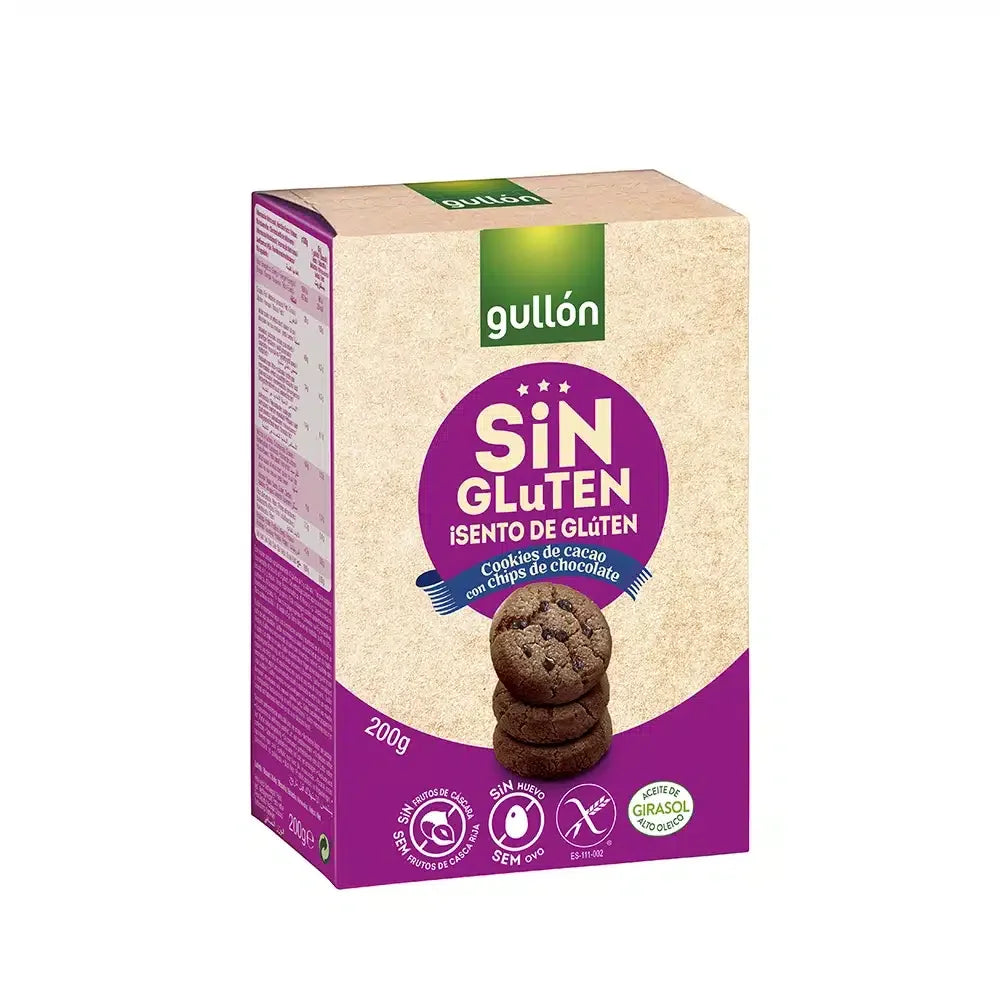 Gullón Galleta Gluten Free 200 g Chocolate Chips
