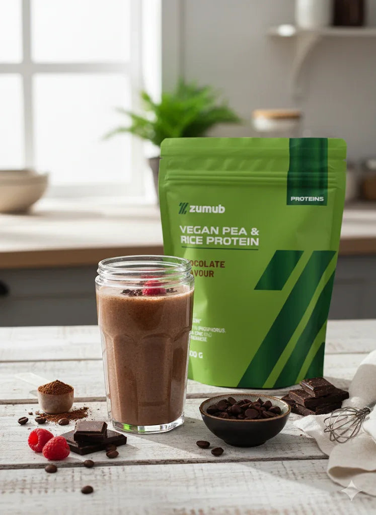 Zumub Proteína vegana (Guisante y Arroz) Chocolate 500 g