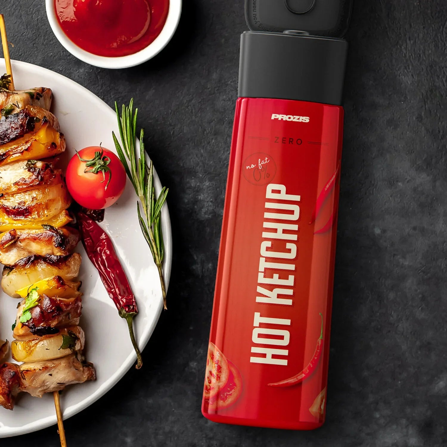 Prozis Salsa Kétchup picante Zero 355 g