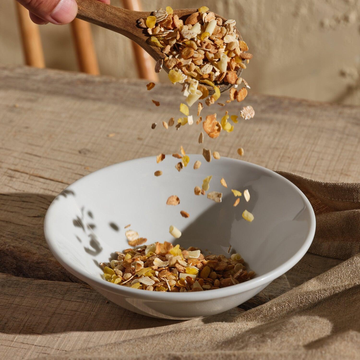 Prozis Muesli Proteica   Maní y Chocolate Blanco 400 g