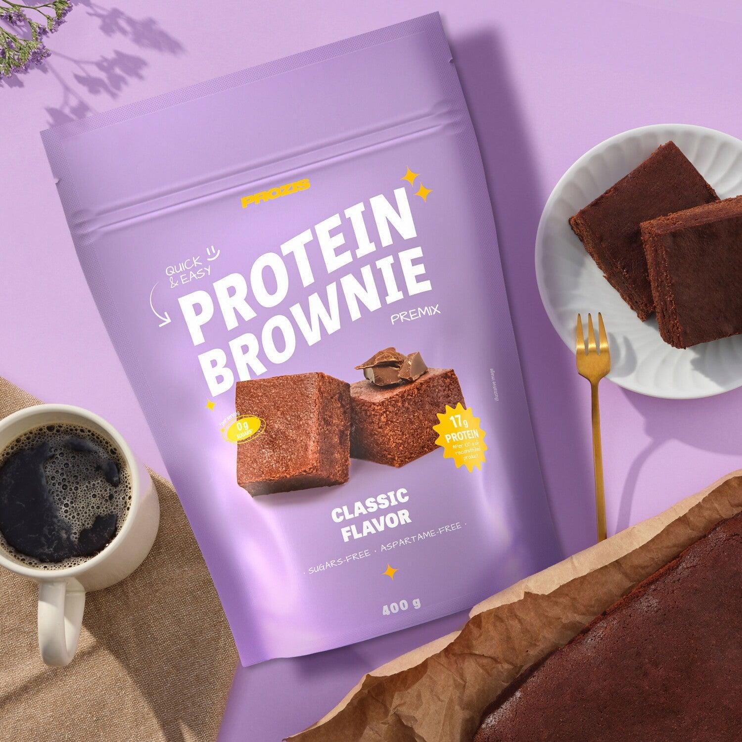Prozis Mezcla Proteica para Brownie 400 g Clásico