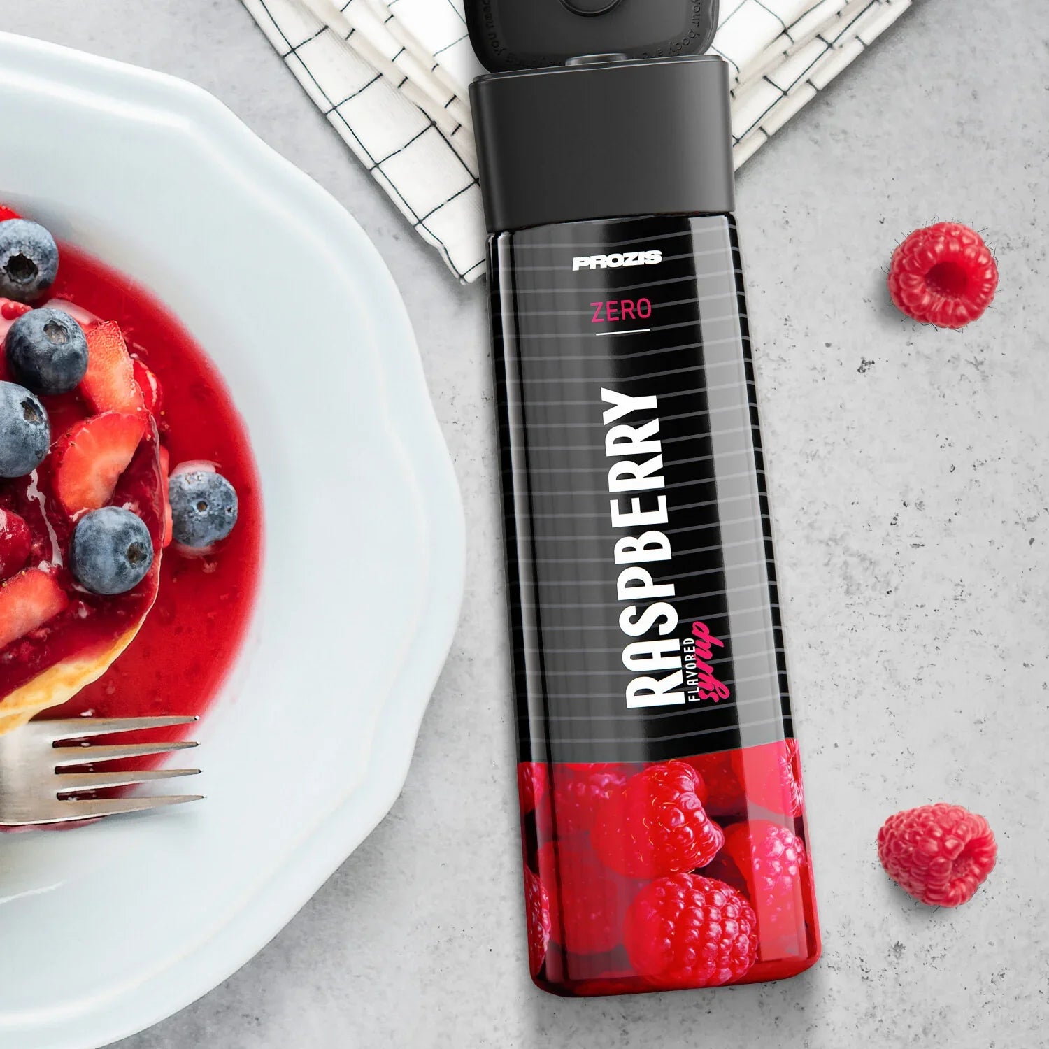 Prozis Sirope de frambuesa Zero 355 g