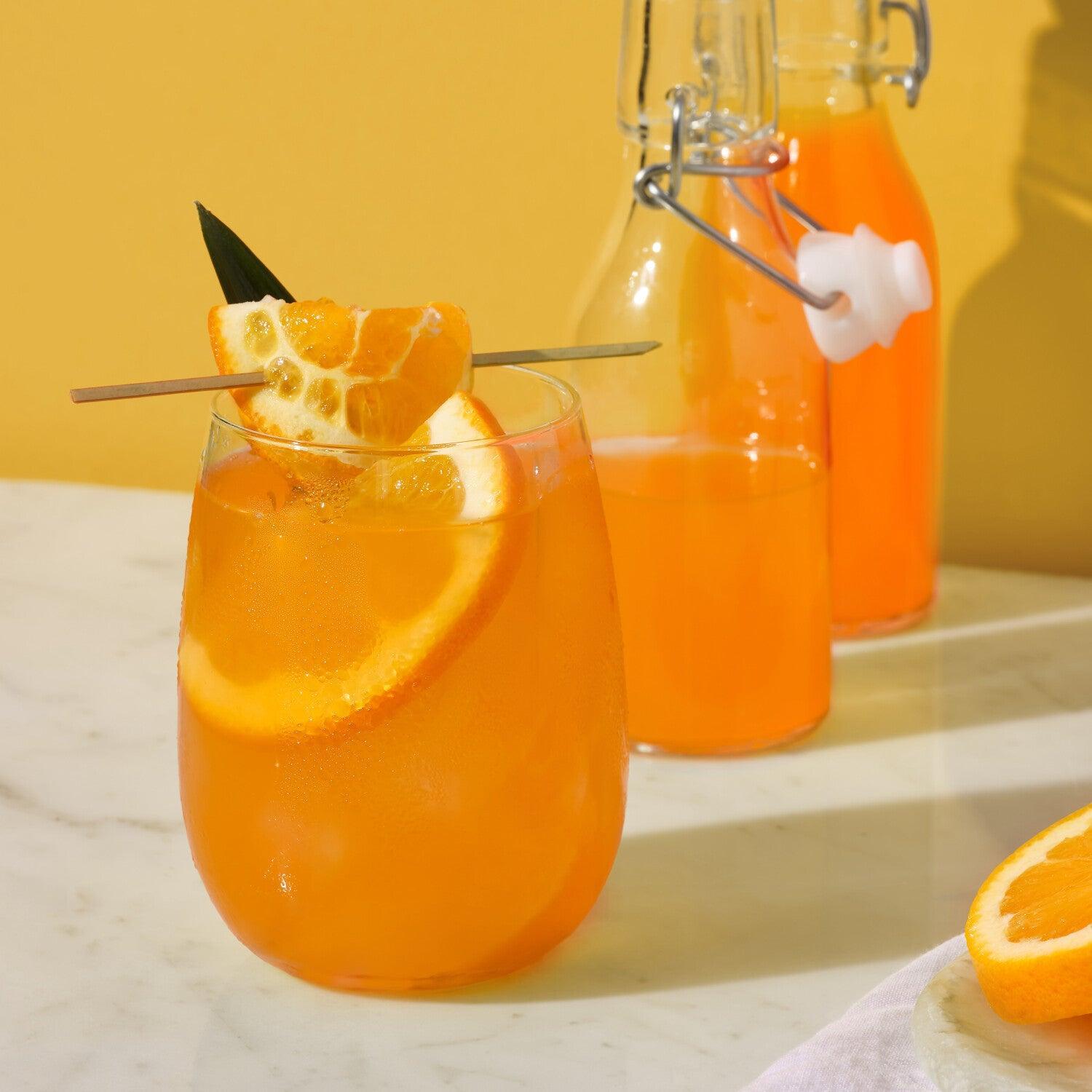 Quemador Prozis 8 x H2O Burn 9 g Naranja