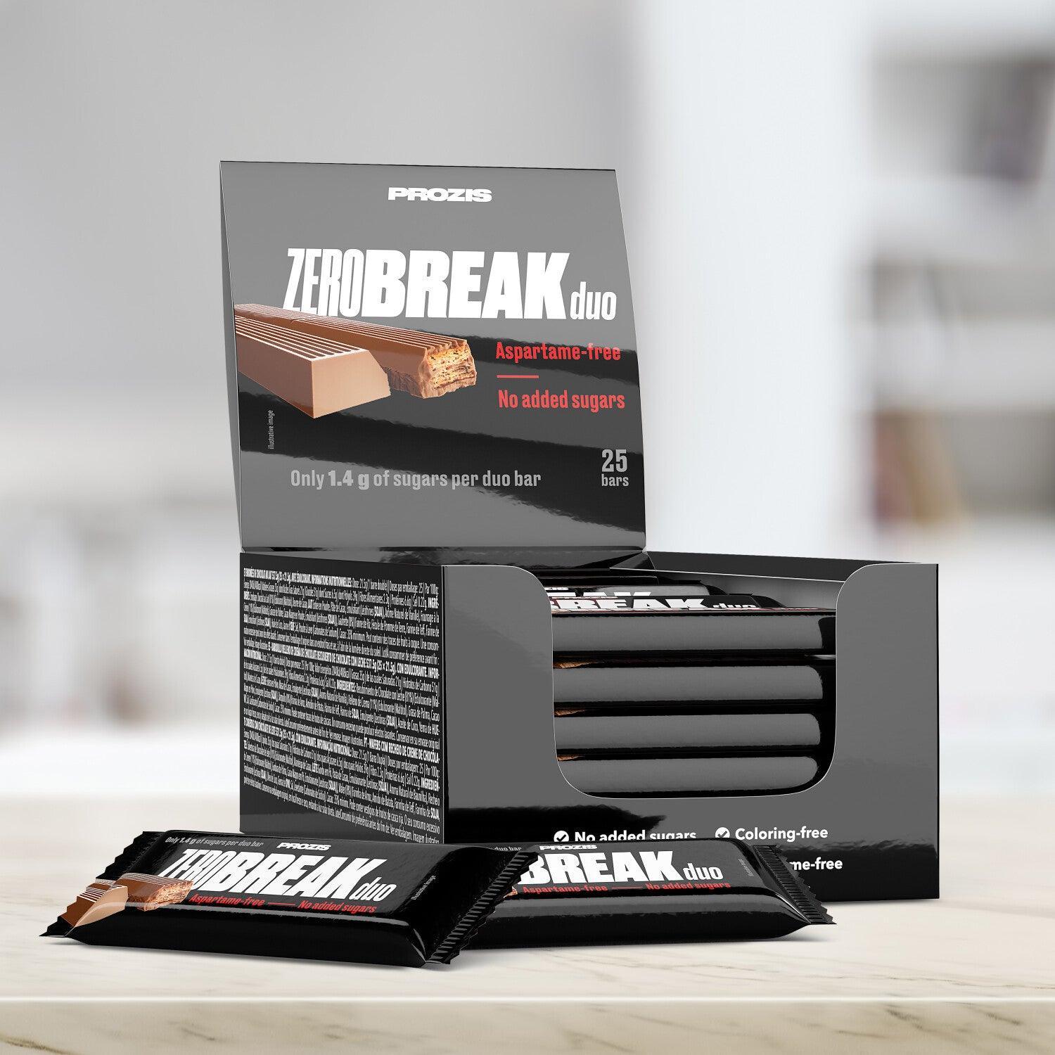 Prozis Barrita Zero Break Duo   Chocolate con Leche