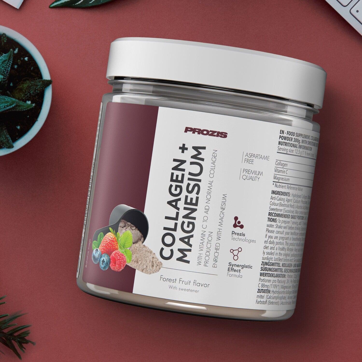 Prozis Colágeno + Magnesio Frutos del Bosque 300 g