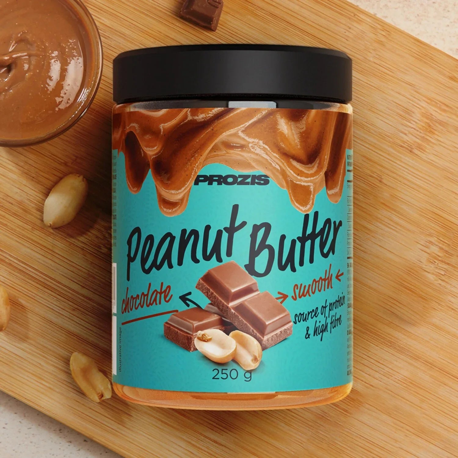 Prozis Mantequilla de Mani y Chocolate 250 g Smooth