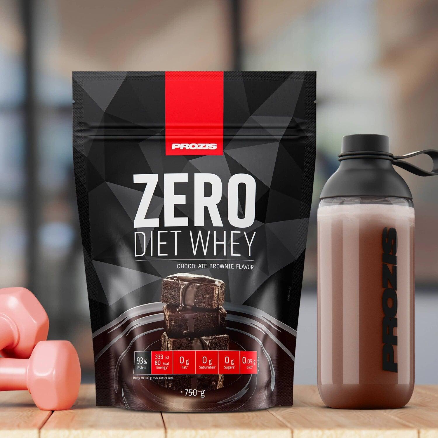 Proteína Prozis Proteína Zero Diet Whey   Chocolate Brownie   750 g
