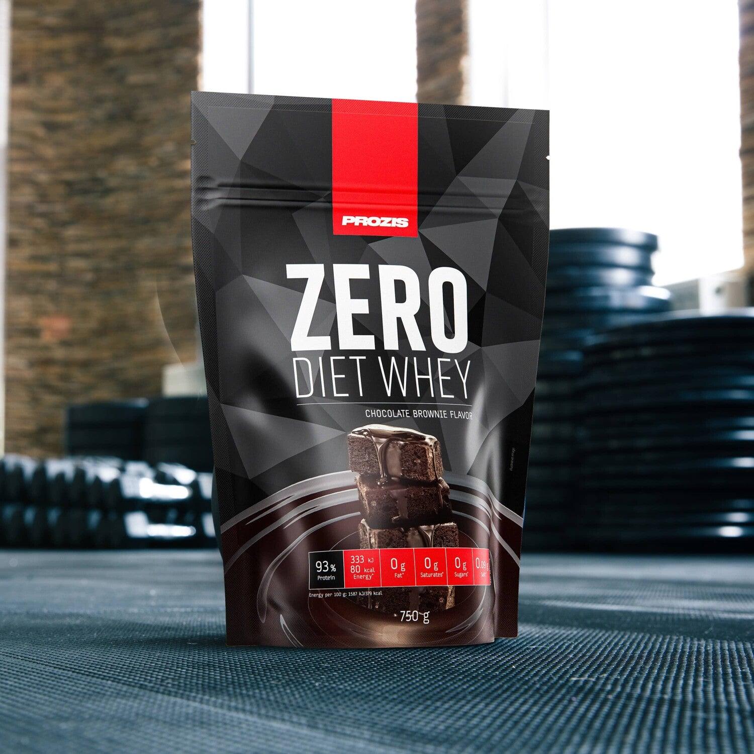 Proteína Prozis Proteína Zero Diet Whey   Chocolate Brownie   750 g