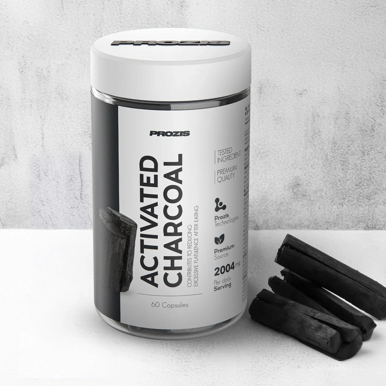 Prozis Carbón Activado  60 Capsulas