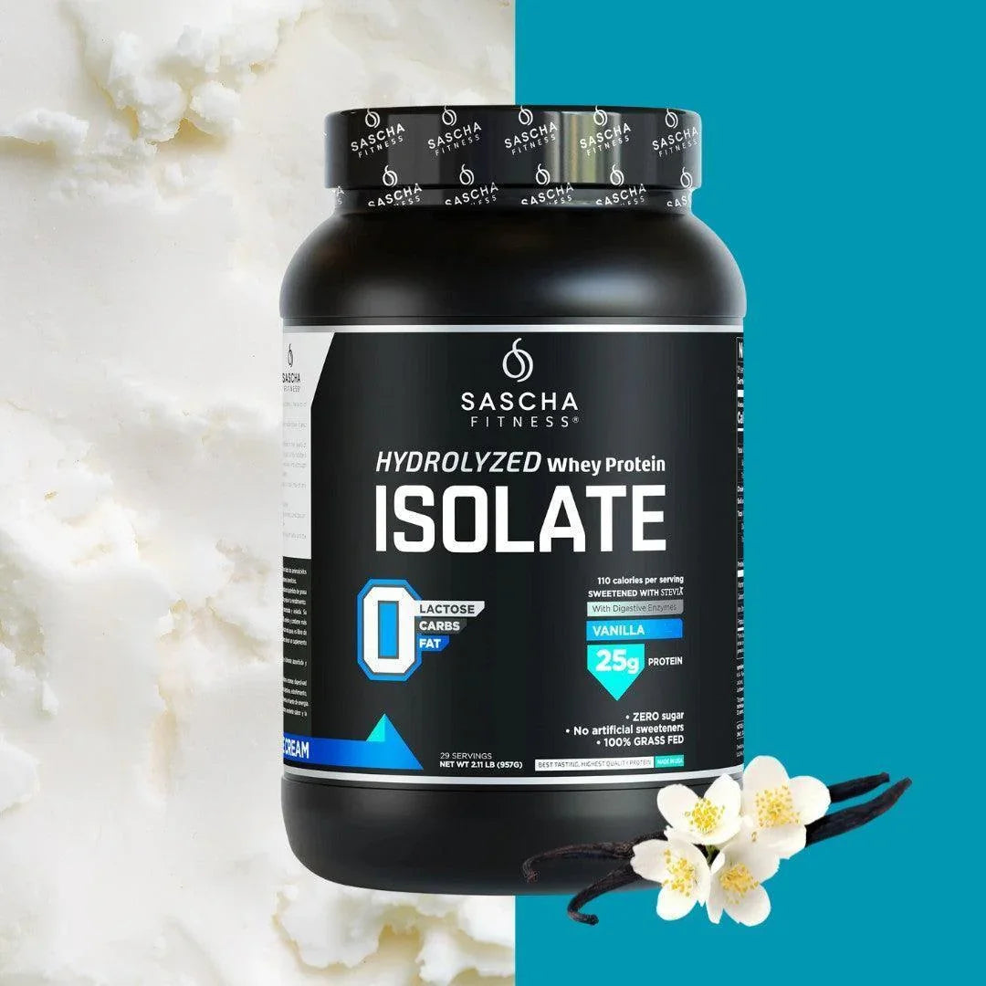 Proteína Sascha Fitness Hydrolyzed Whey Protein Isolate VANILLA 2.11 Lb