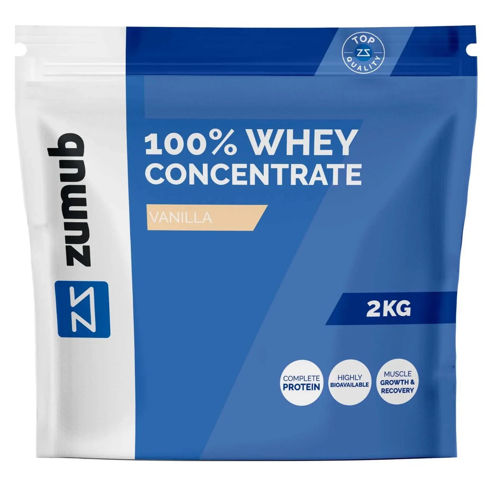 Zumub Proteína 100% Whey Concentrada 2kg   Vainilla