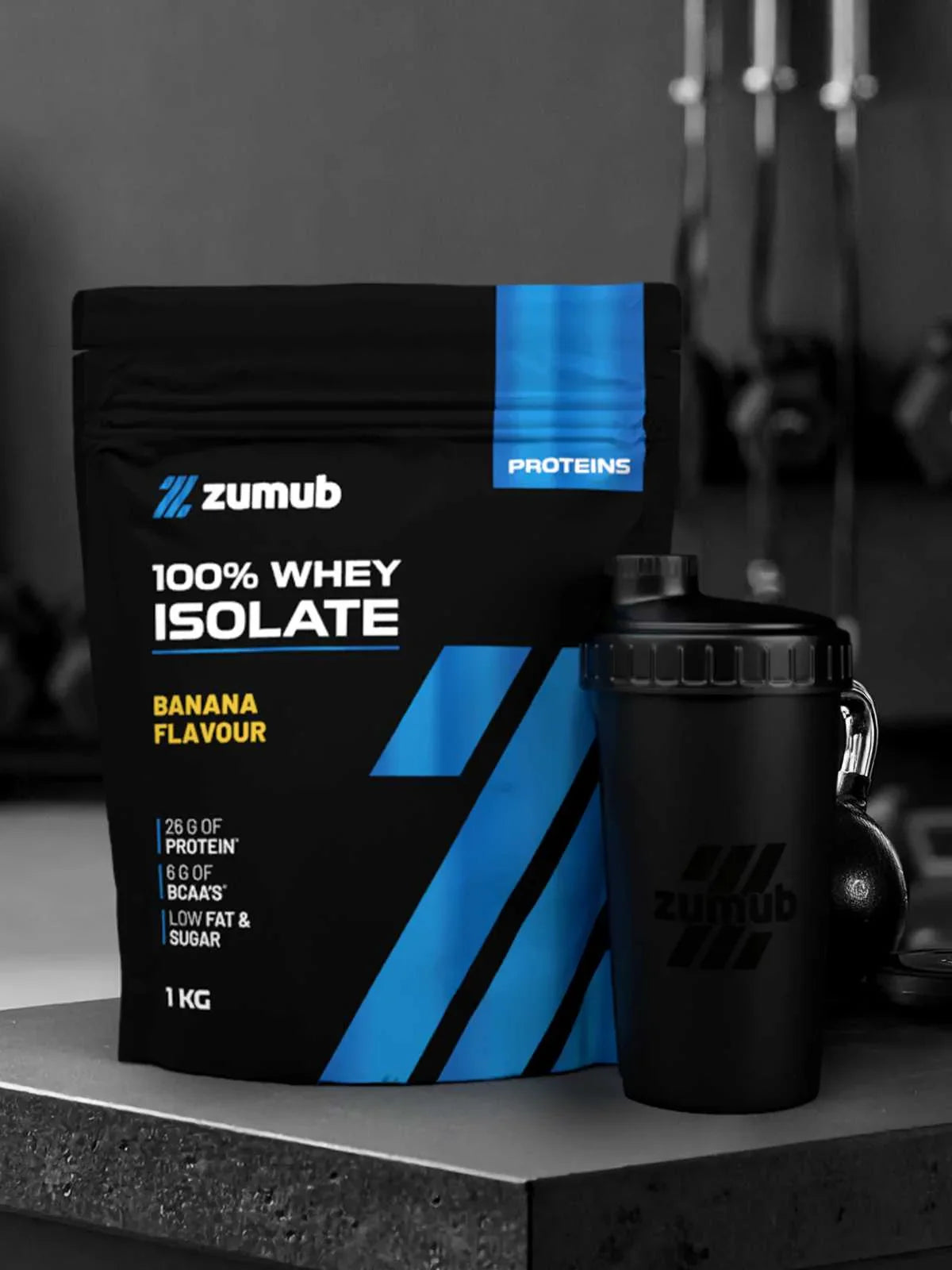 Zumub Proteína 100% Whey Aislada 500 g   Chocolate - Vainilla