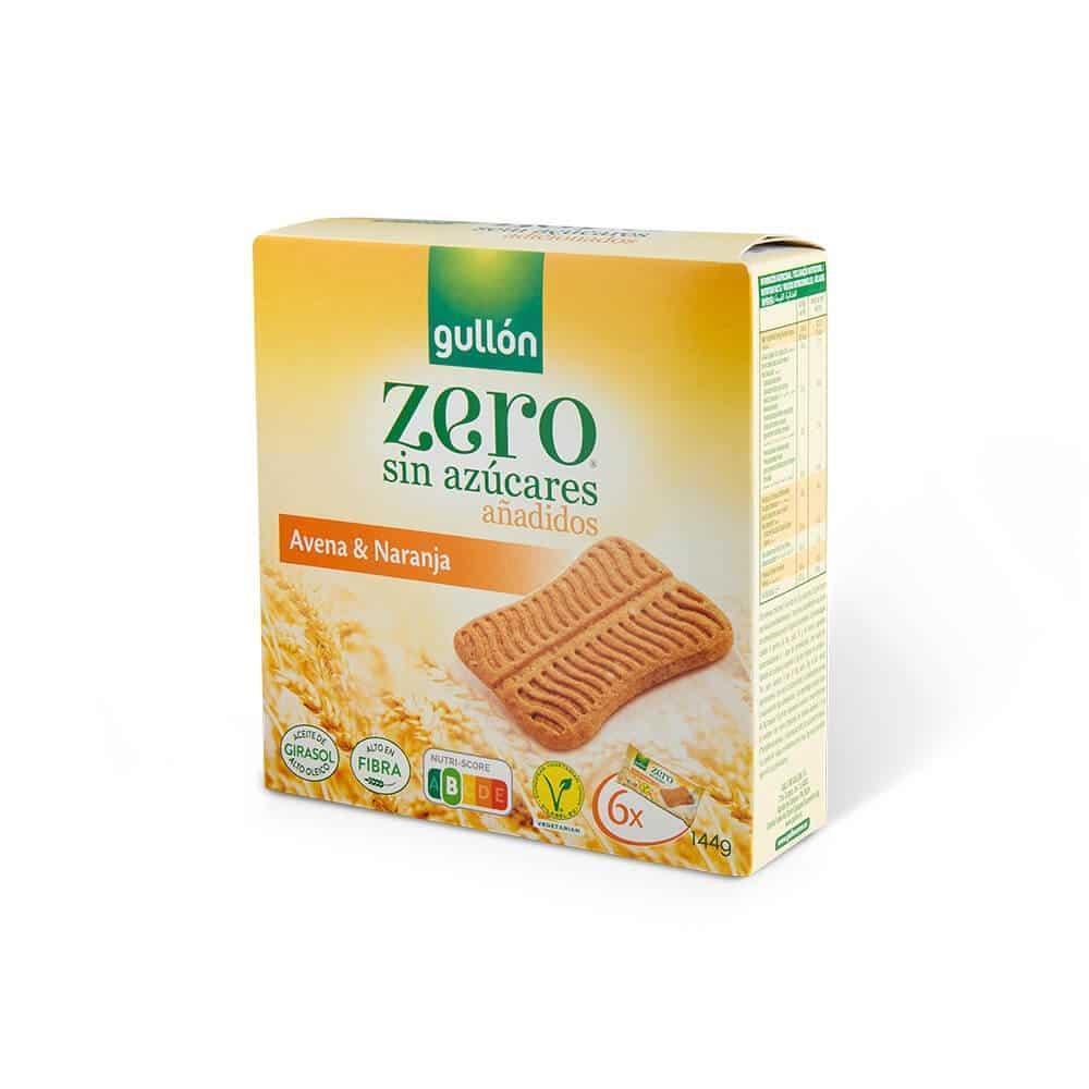 Gullón Galleta Snack Avena   Naranja Zero 144 g