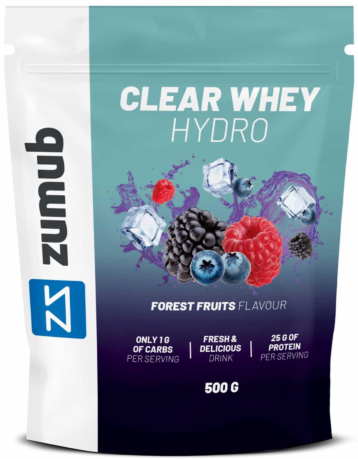 Zumub Proteína Clear Whey Hydro 500 g   Frutos del Bosque