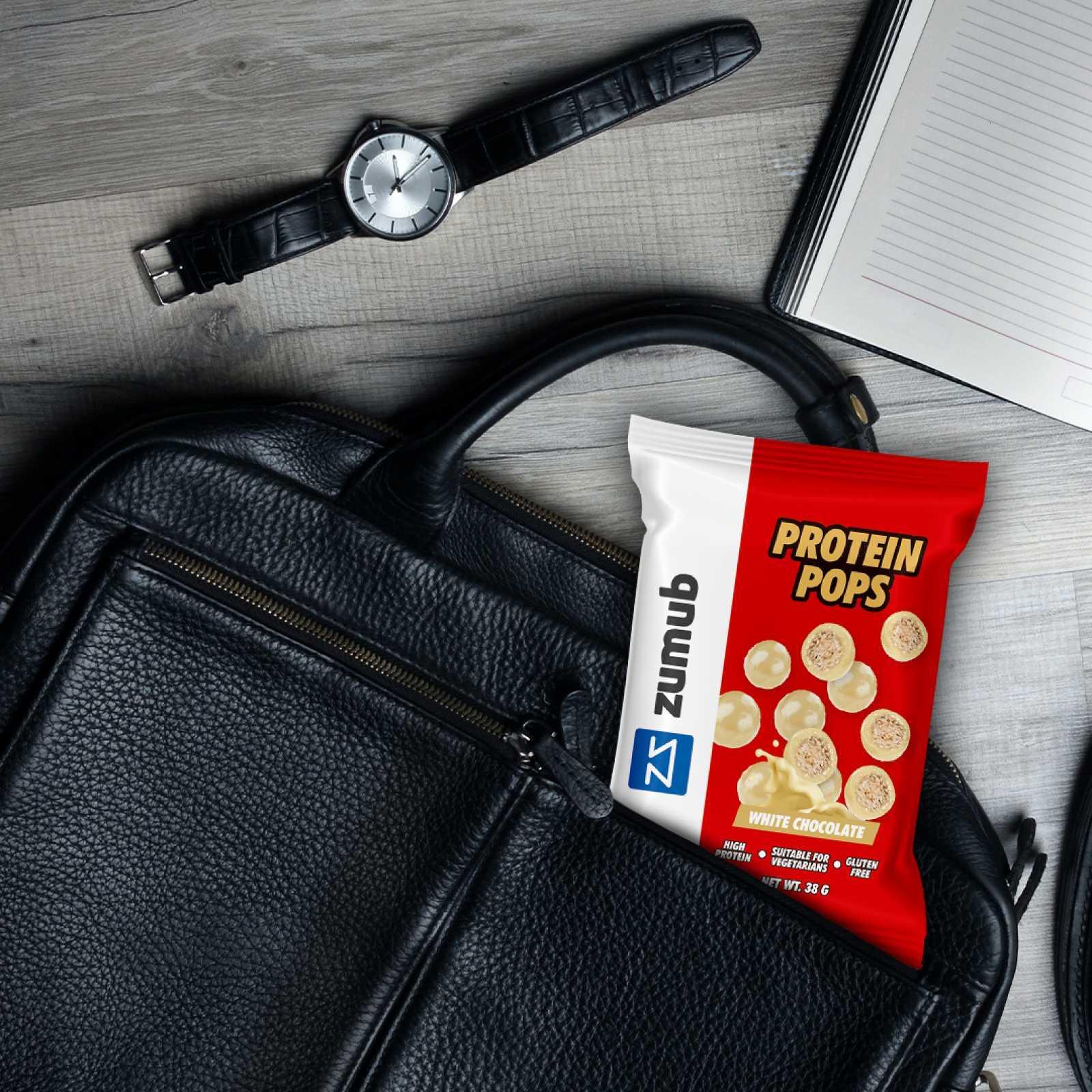 Zumub Protein Pops Chocolate Blanco 38g