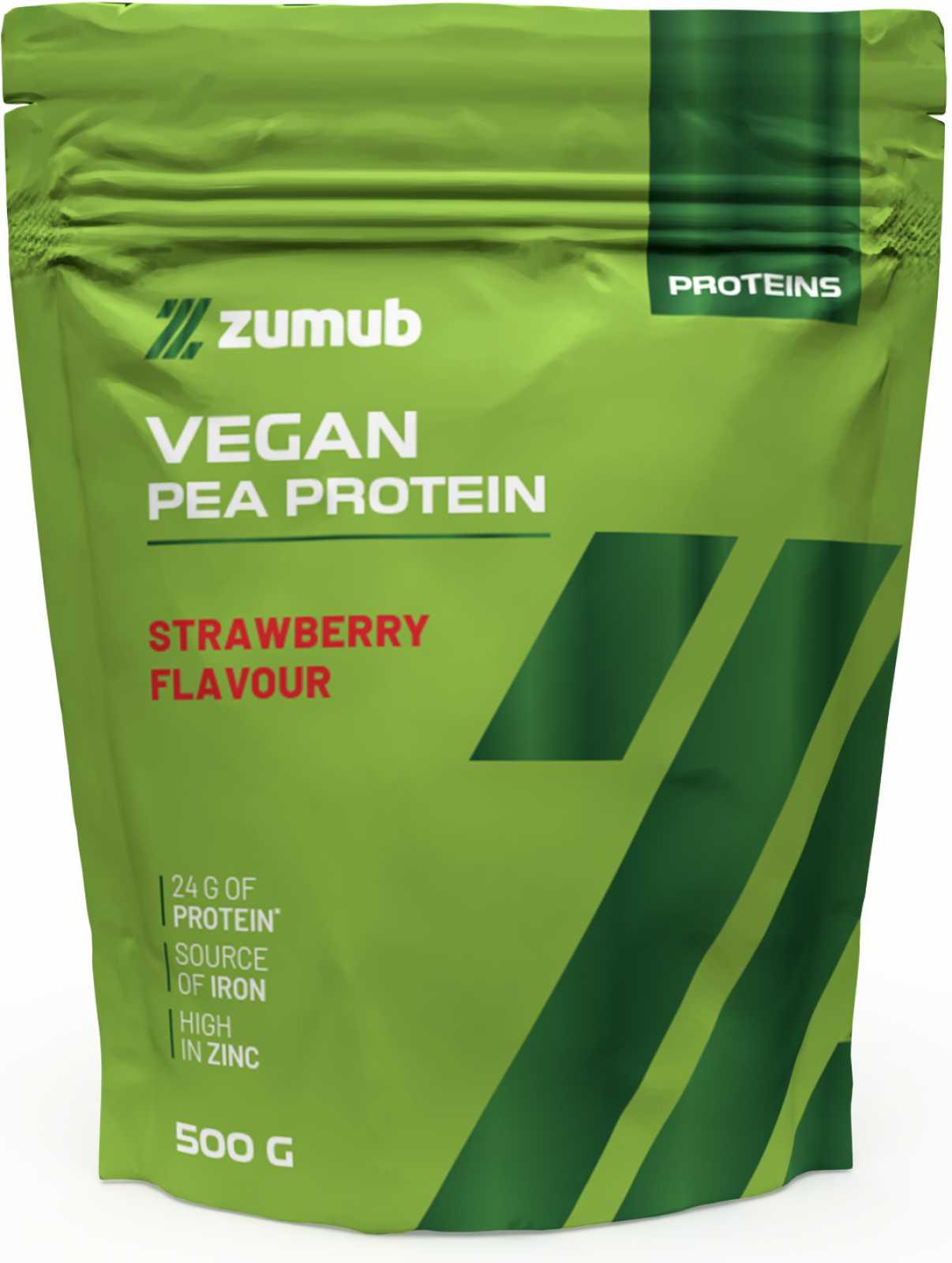 Zumub Proteína Vegana   Fresa 500 g