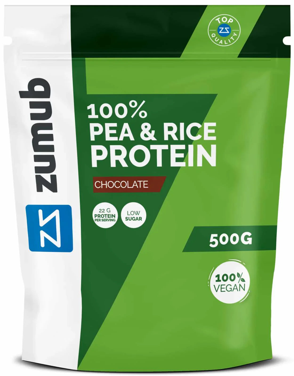 Zumub Proteína vegana (Guisante y Arroz) Chocolate 500 g
