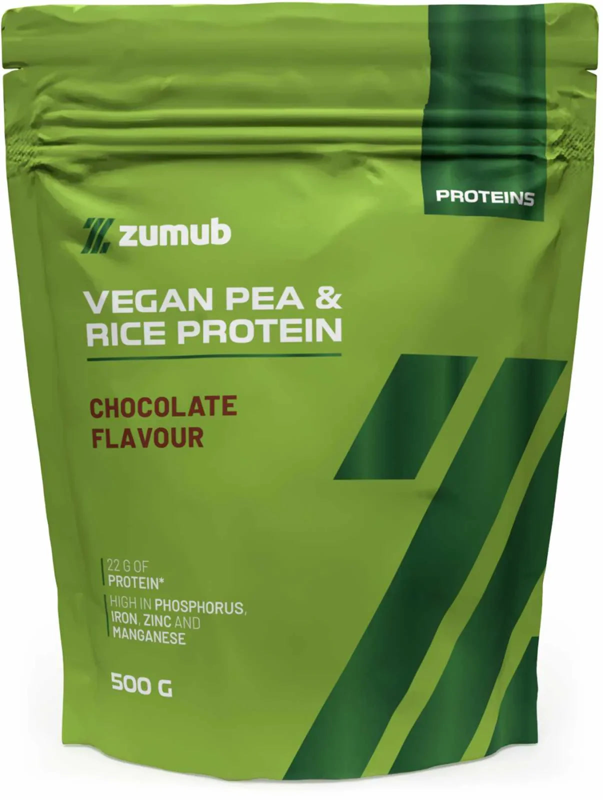 Zumub Proteína vegana (Guisante y Arroz) Chocolate 500 g
