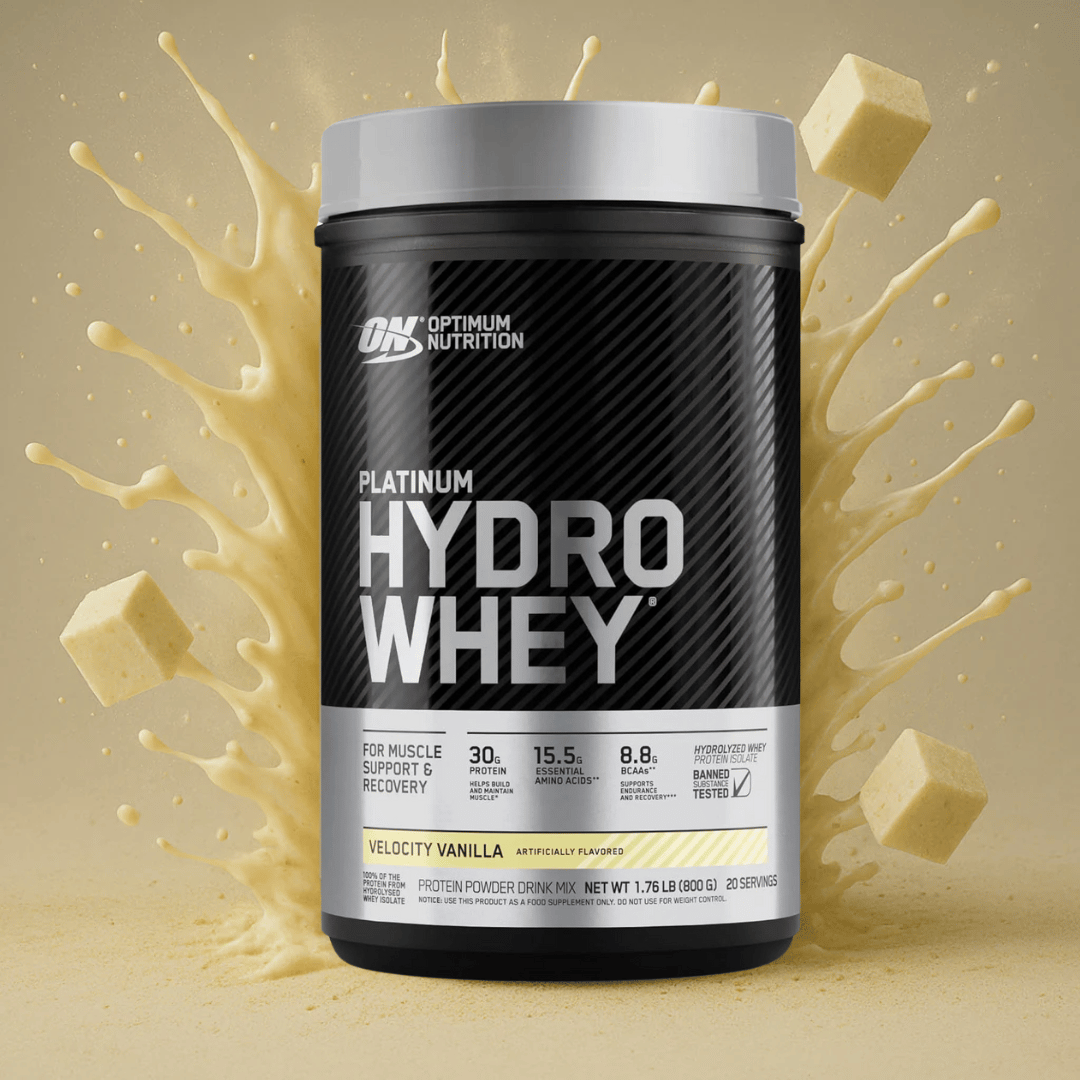 Optimum Nutrition Platinum HydroWhey Turbo Vainilla 1.75 lb 20 serv