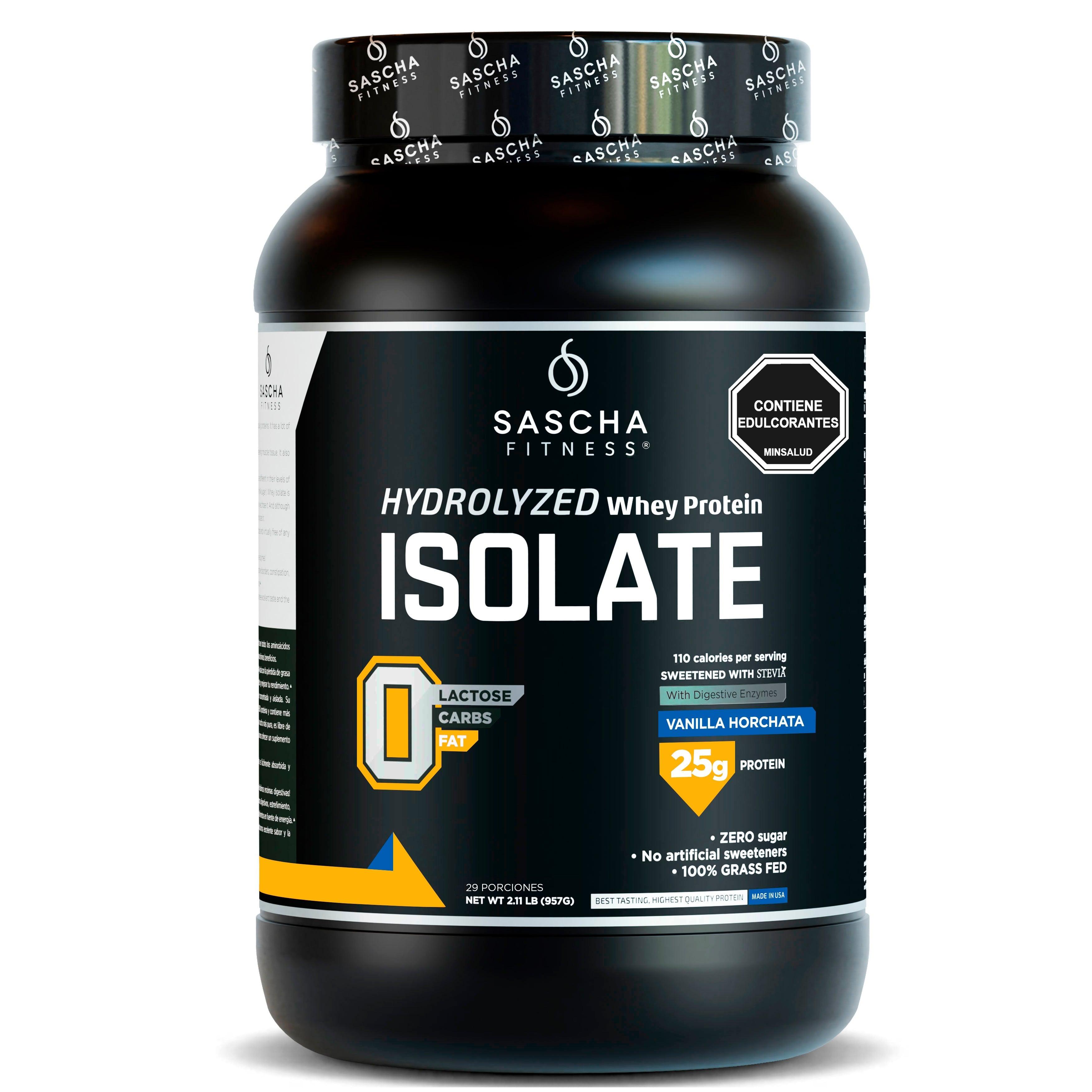 Sascha Fitness Hydrolyzed Whey Protein Isolate VANILLA HORCHATA 986 g
