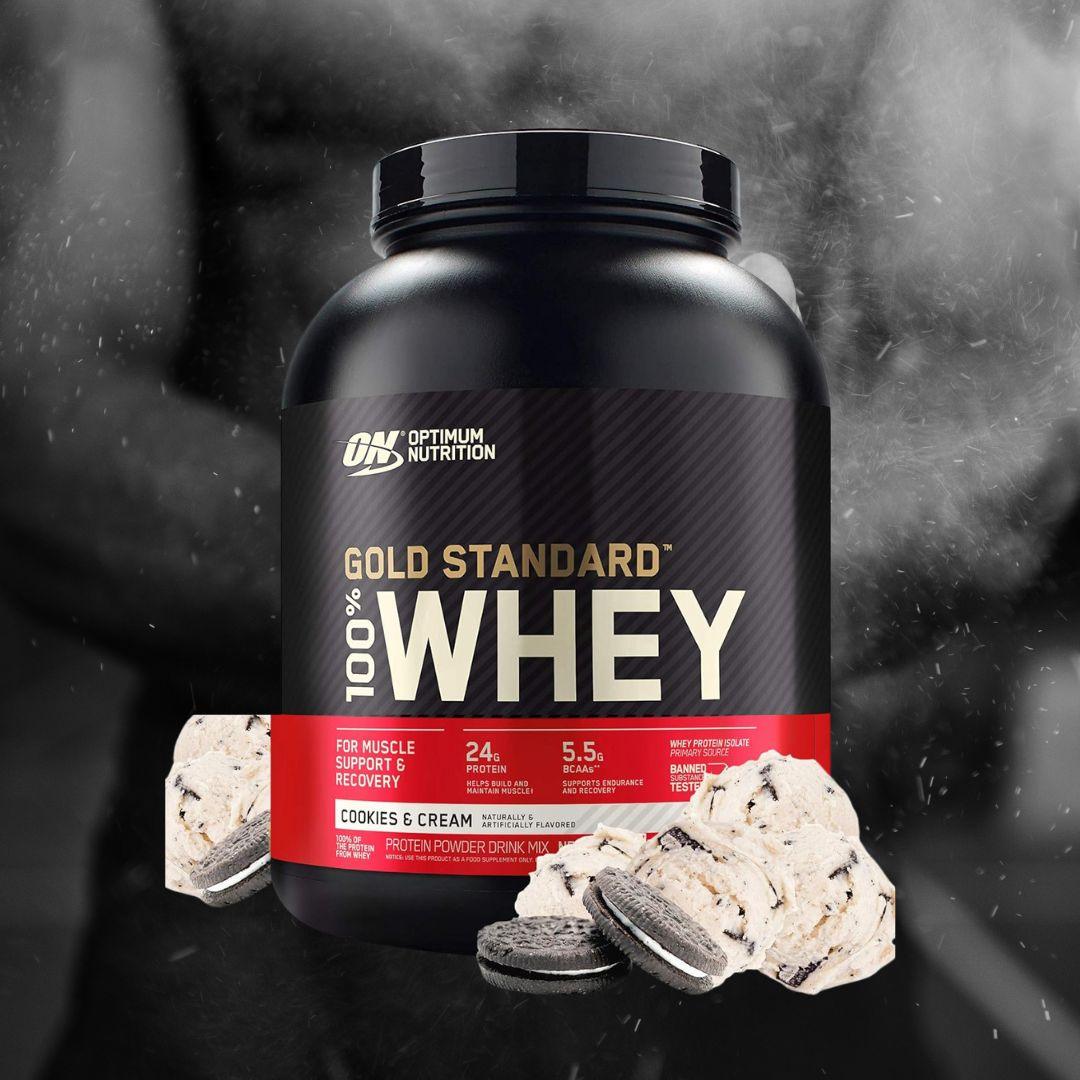 Proteína Optimum Nutrition 100% Whey Gold Standard 5 lb  Cookies and Cream