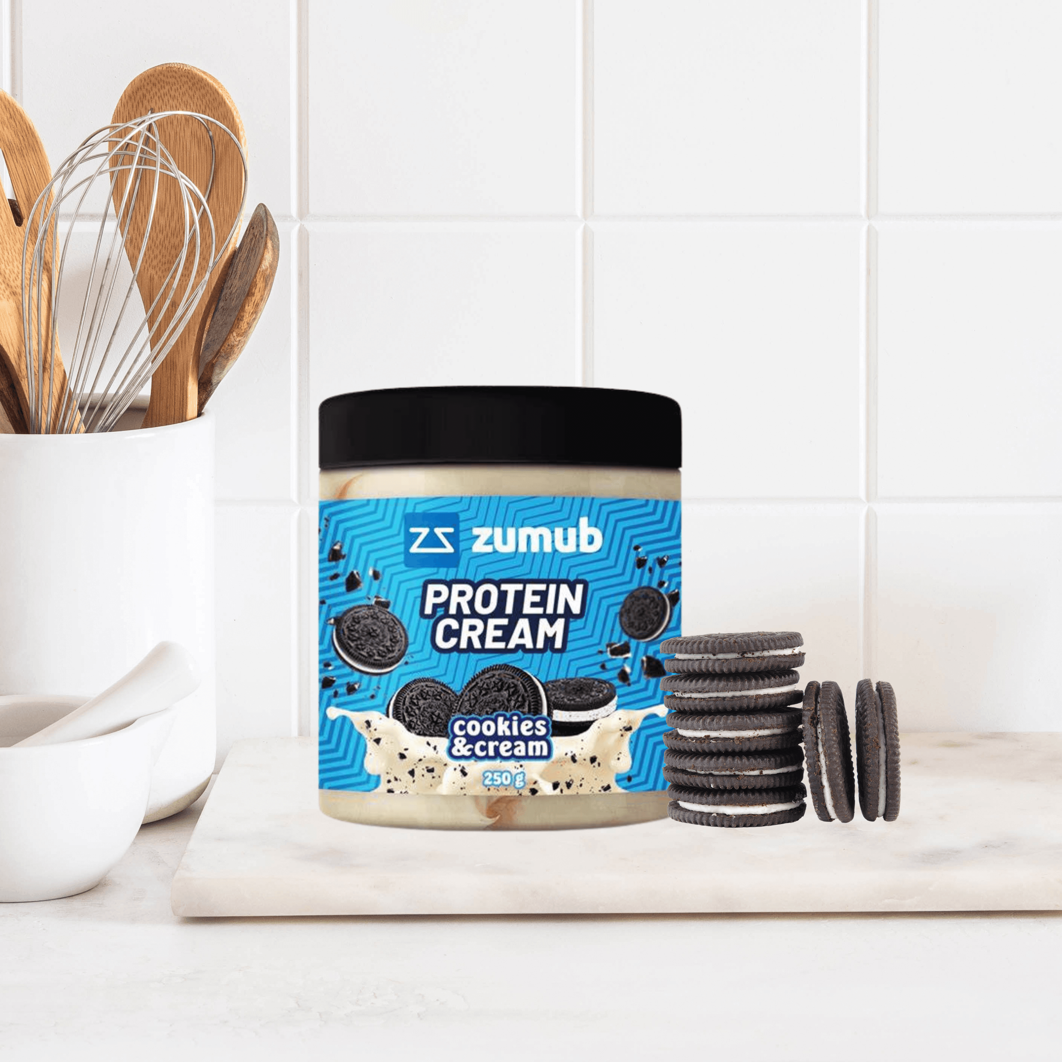 Zumub Crema con proteína de Cookies and Cream 250 g