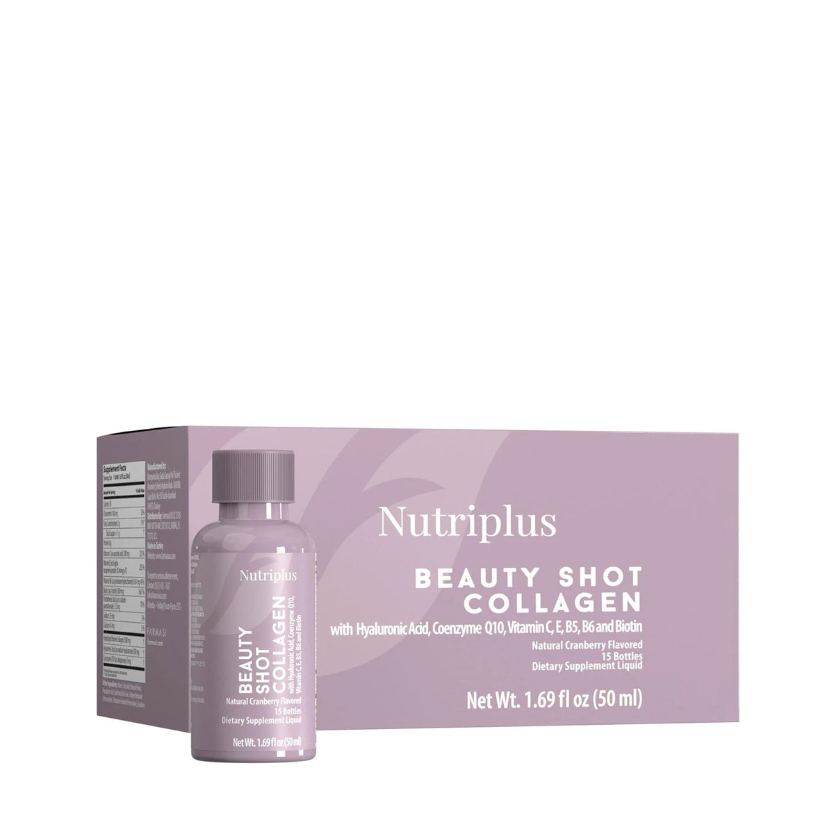 Farmasi Nutriplus Beauty Shot Colágeno Líquido 12 x 50 ml
