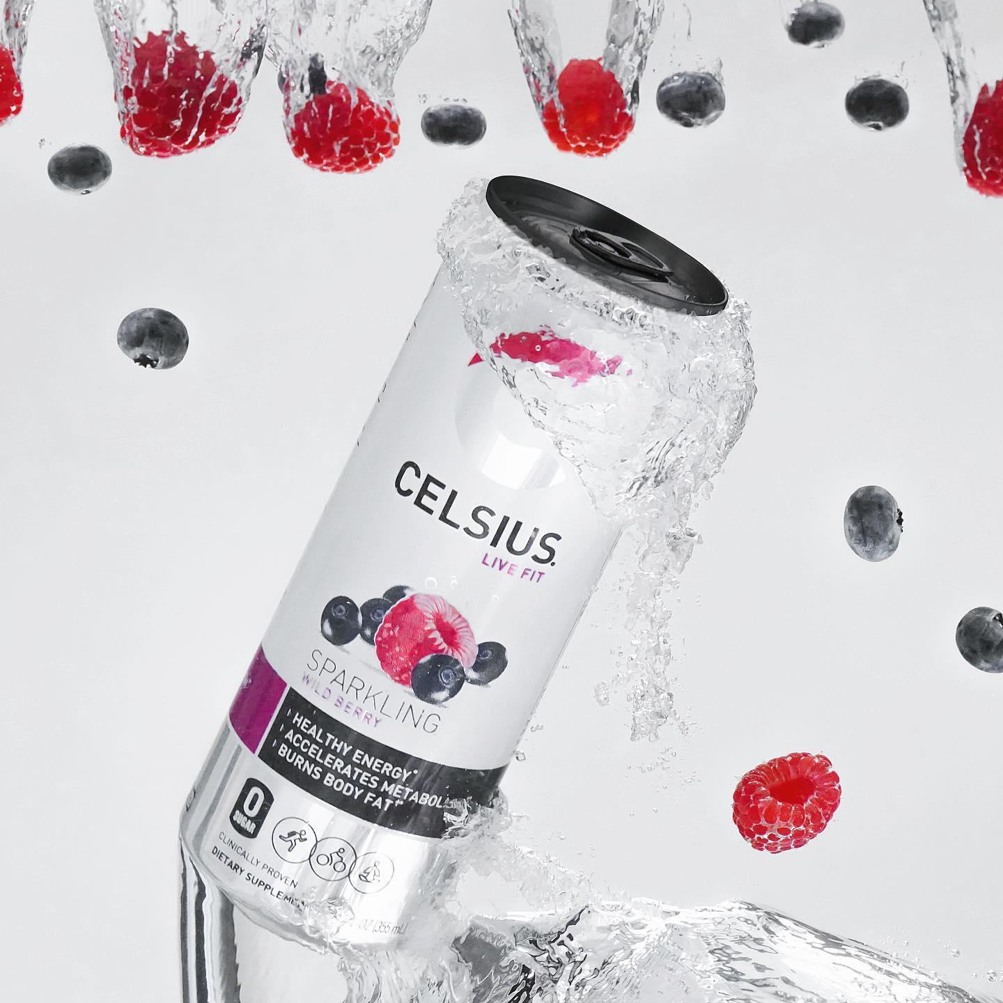 BEBIDA CELSIUS LIVE FIT SPARKLING Wild berry   355ML