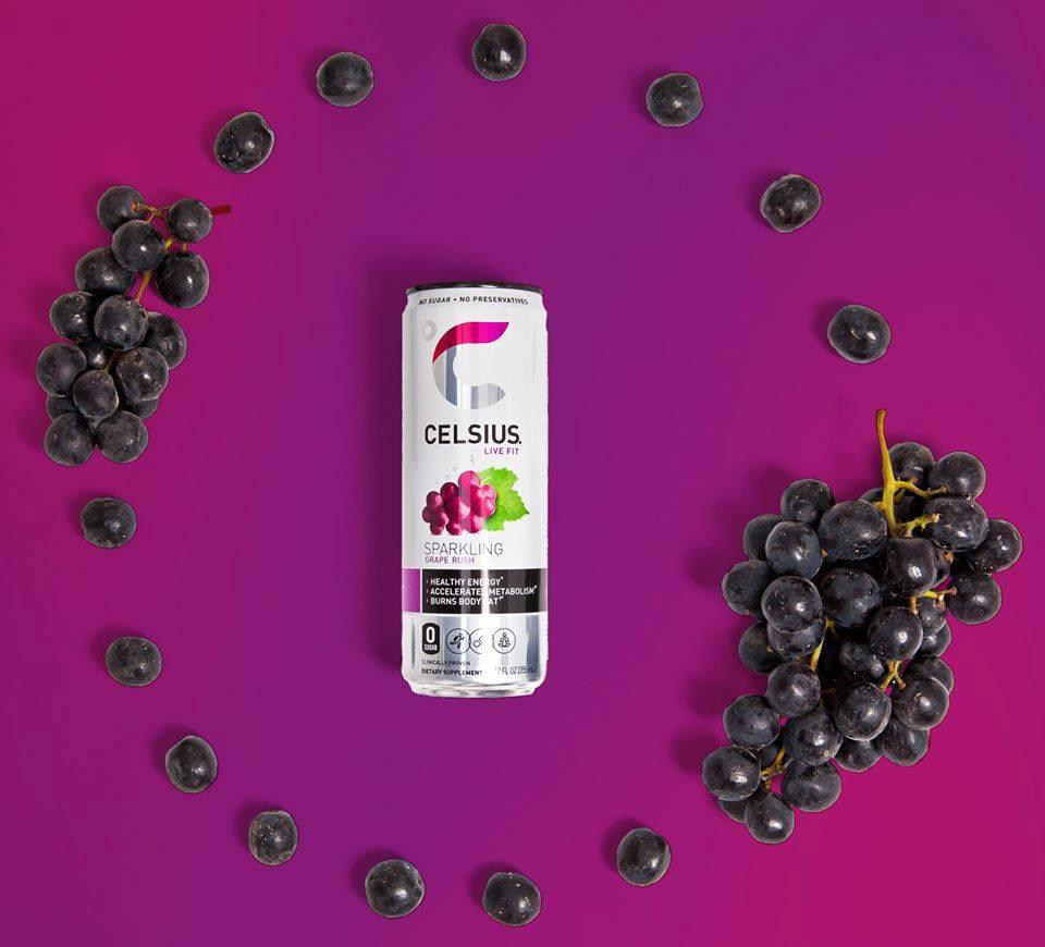 BEBIDA CELSIUS LIVE FIT SPARKLING Grape Rush 355ML