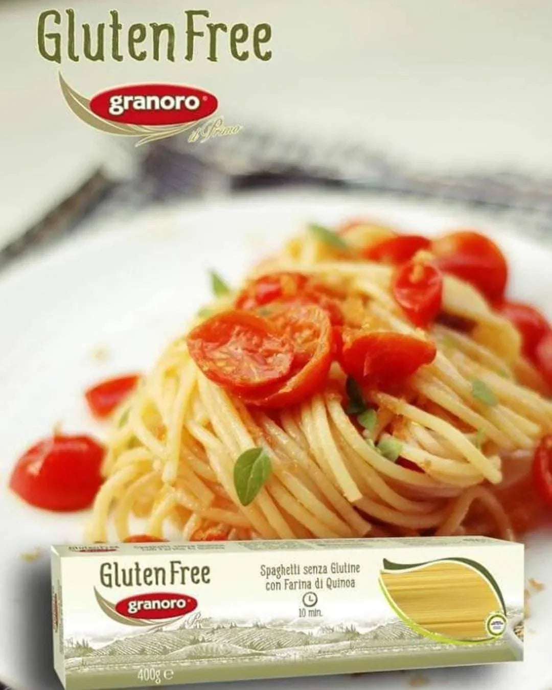 Pasta Gluten Free GRANORO   Spaghetti con Farina di Quinoa 400 g