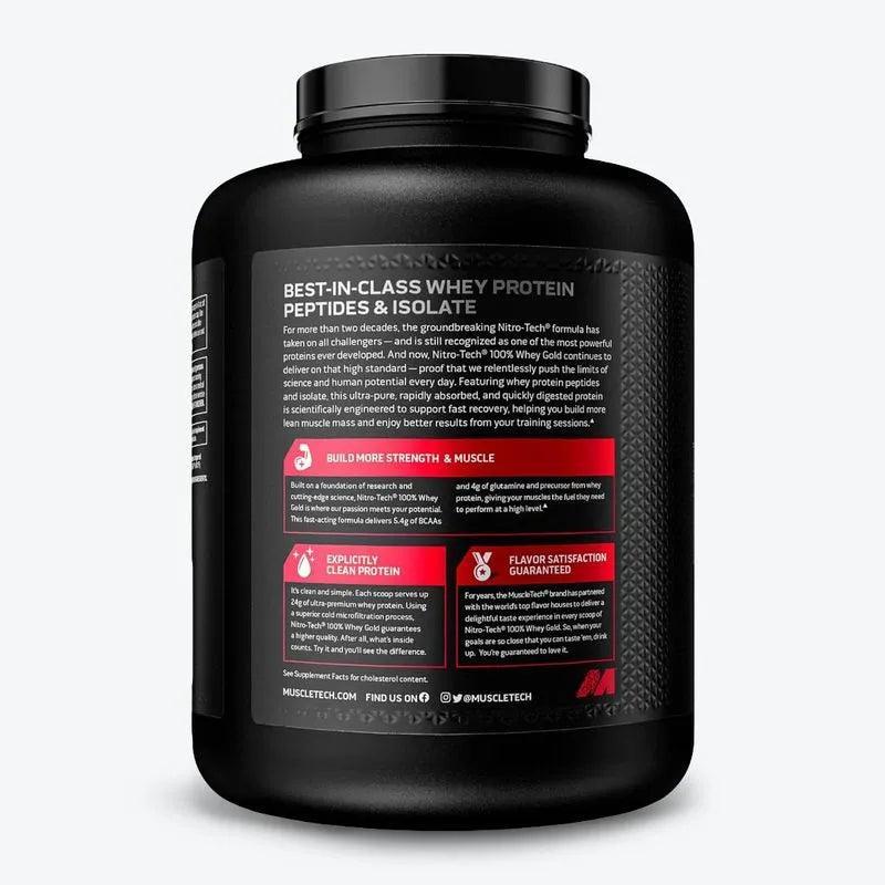 Proteina MuscleTech Nitro Tech 100% Whey Gold 5lb Cookies and Cream