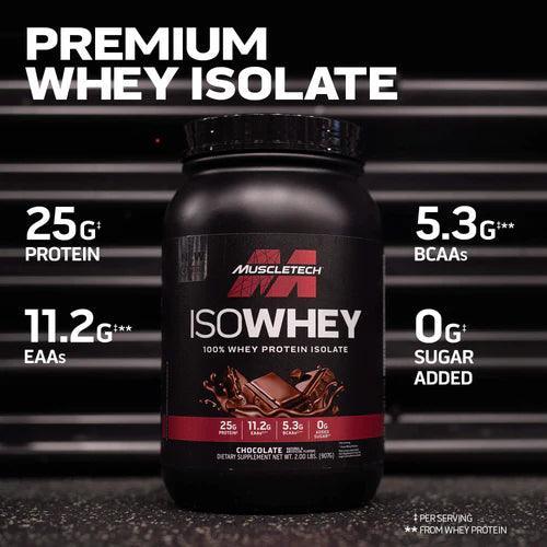 Proteina MuscleTech IsoWhey   2 lb   Chocolate
