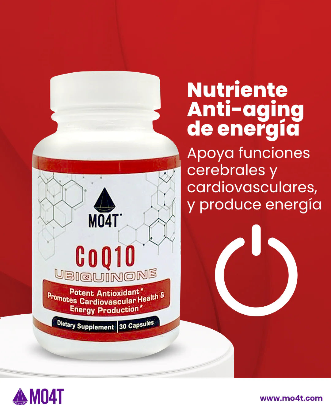 MO4T CoQ10 UBIQUINONE 30 caps