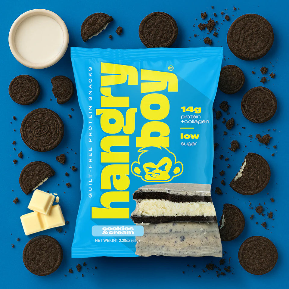 Galleta con proteina Hangry Boy Cookies and Cream 65 g