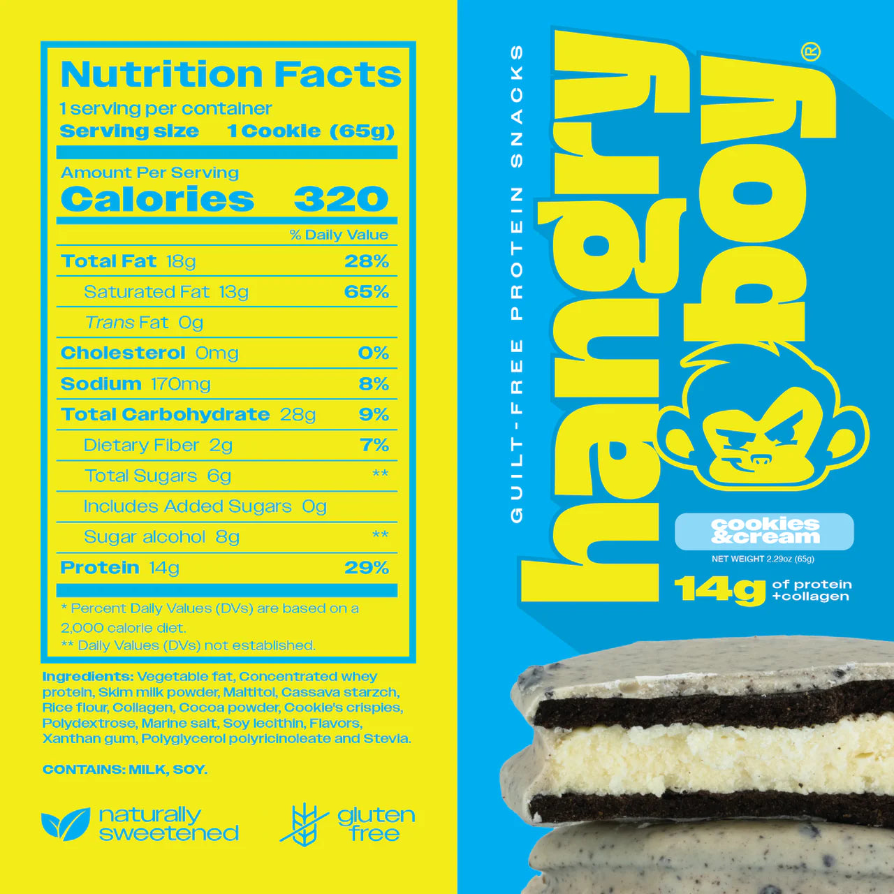 HangryBoy Cookies and Cream 65 g