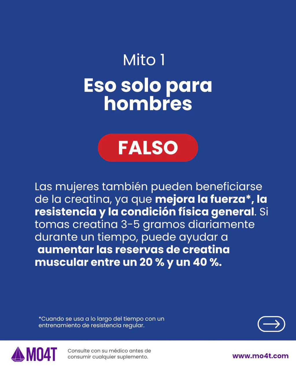 CREATINA MO4T Monohidratada micronizada  150 Gr