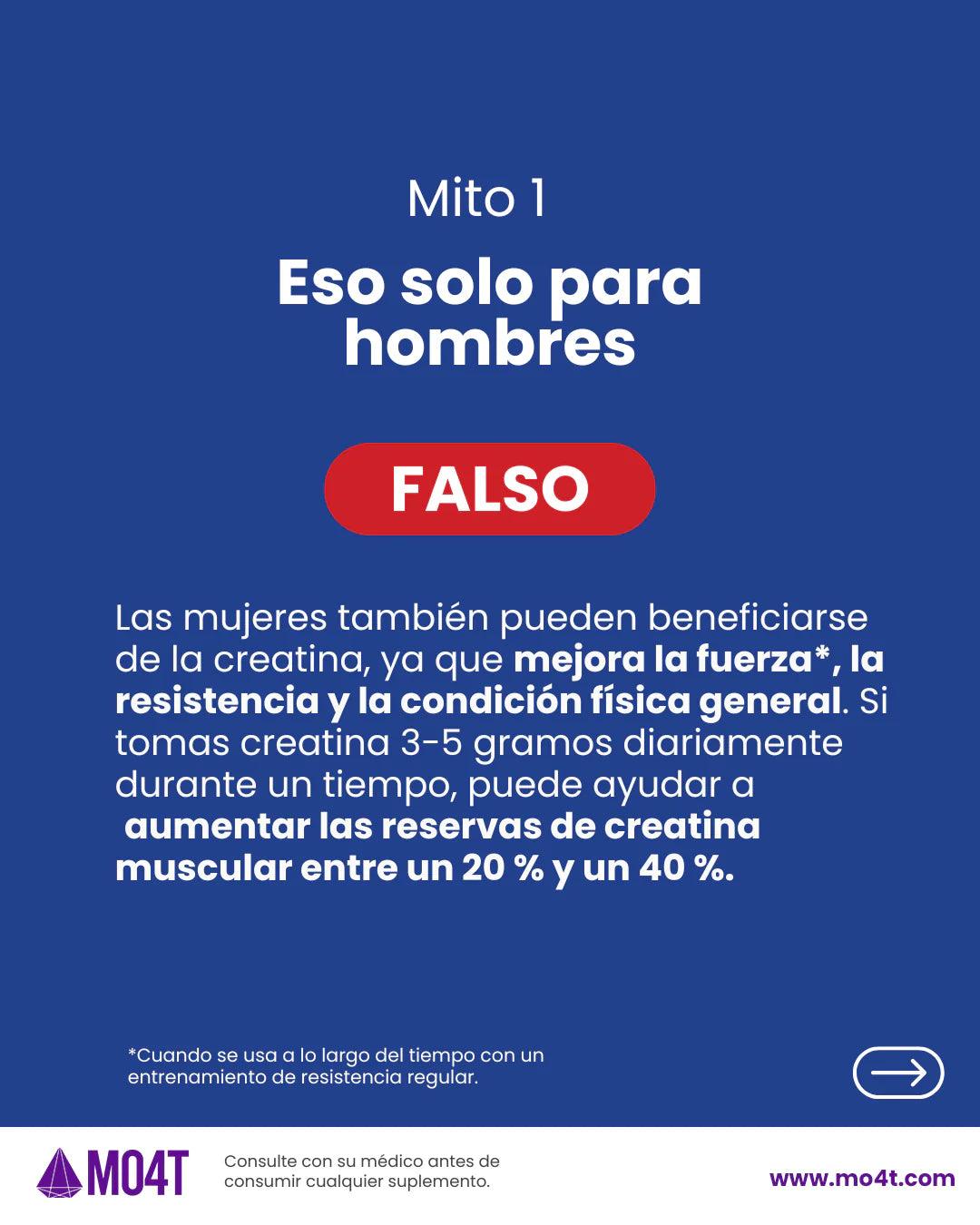 CREATINA MO4T Monohidratada micronizada  150 Gr
