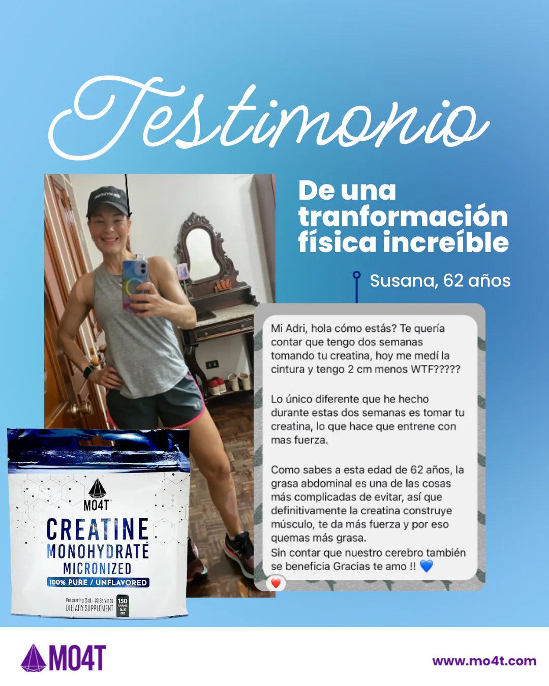 CREATINA MO4T Monohidratada micronizada  150 Gr