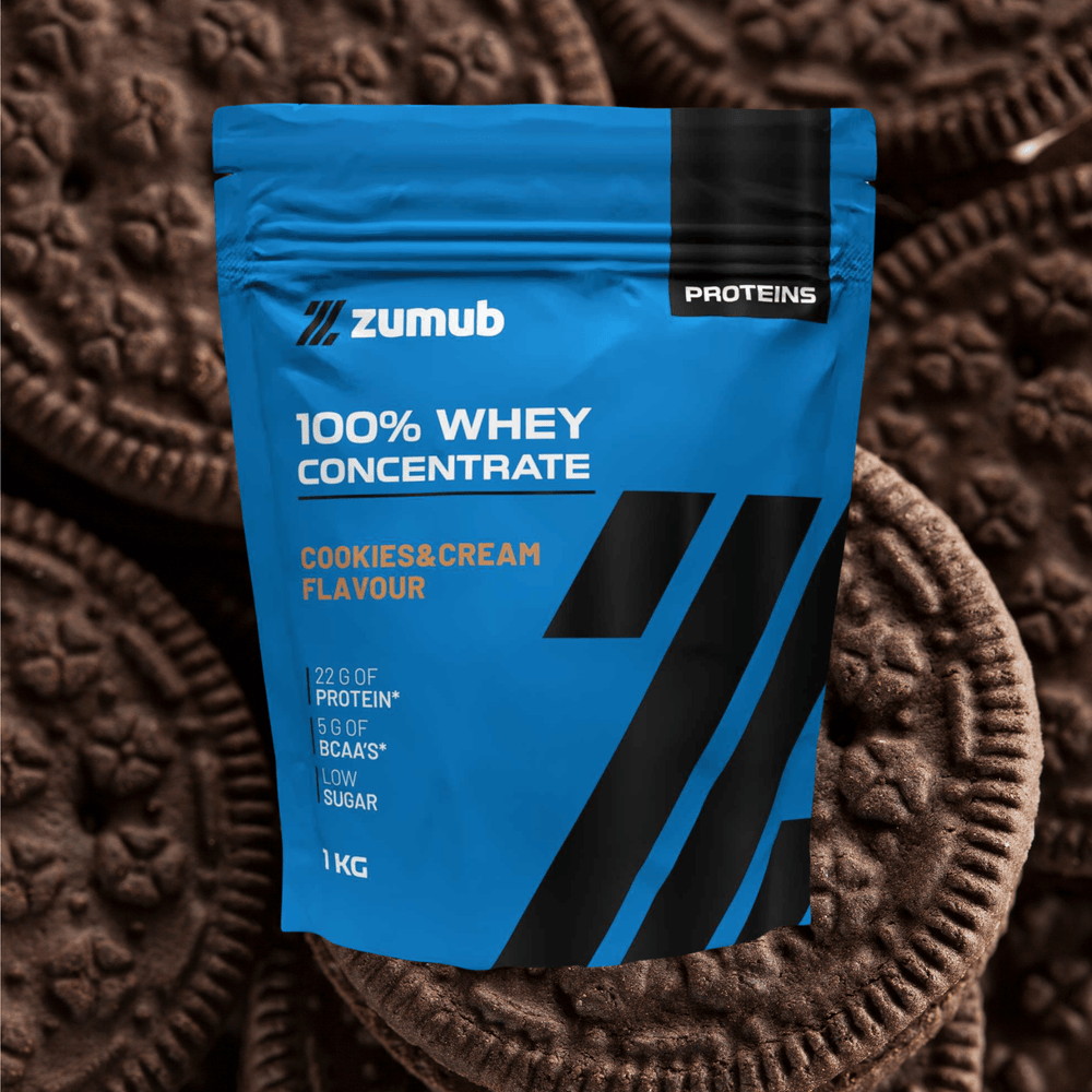 Zumub 100% Whey Concentrada 1kg - Cookies and Cream