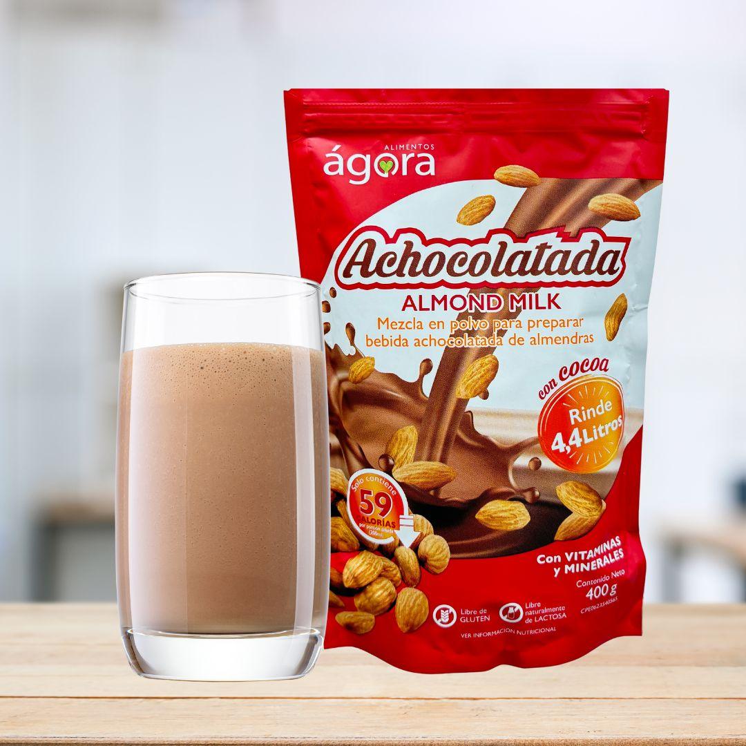 Leche de Almendras Achocolatada en Polvo Agora 400 g