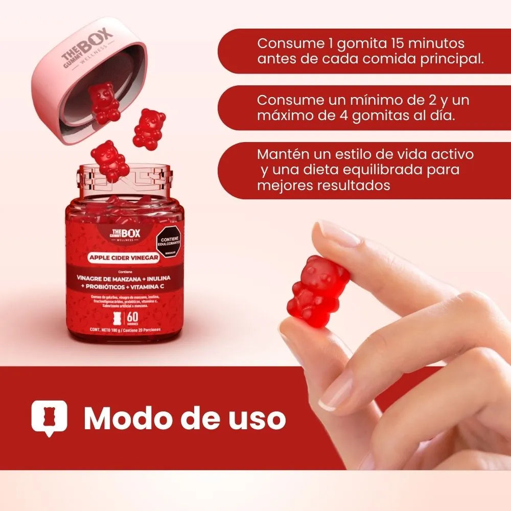 The Gummy Box - Vinagre de Manzana en Gomitas