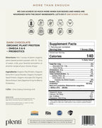 Plenti Proteína Vegetal de Chocolate Oscuro 2 lb 27 Servicios