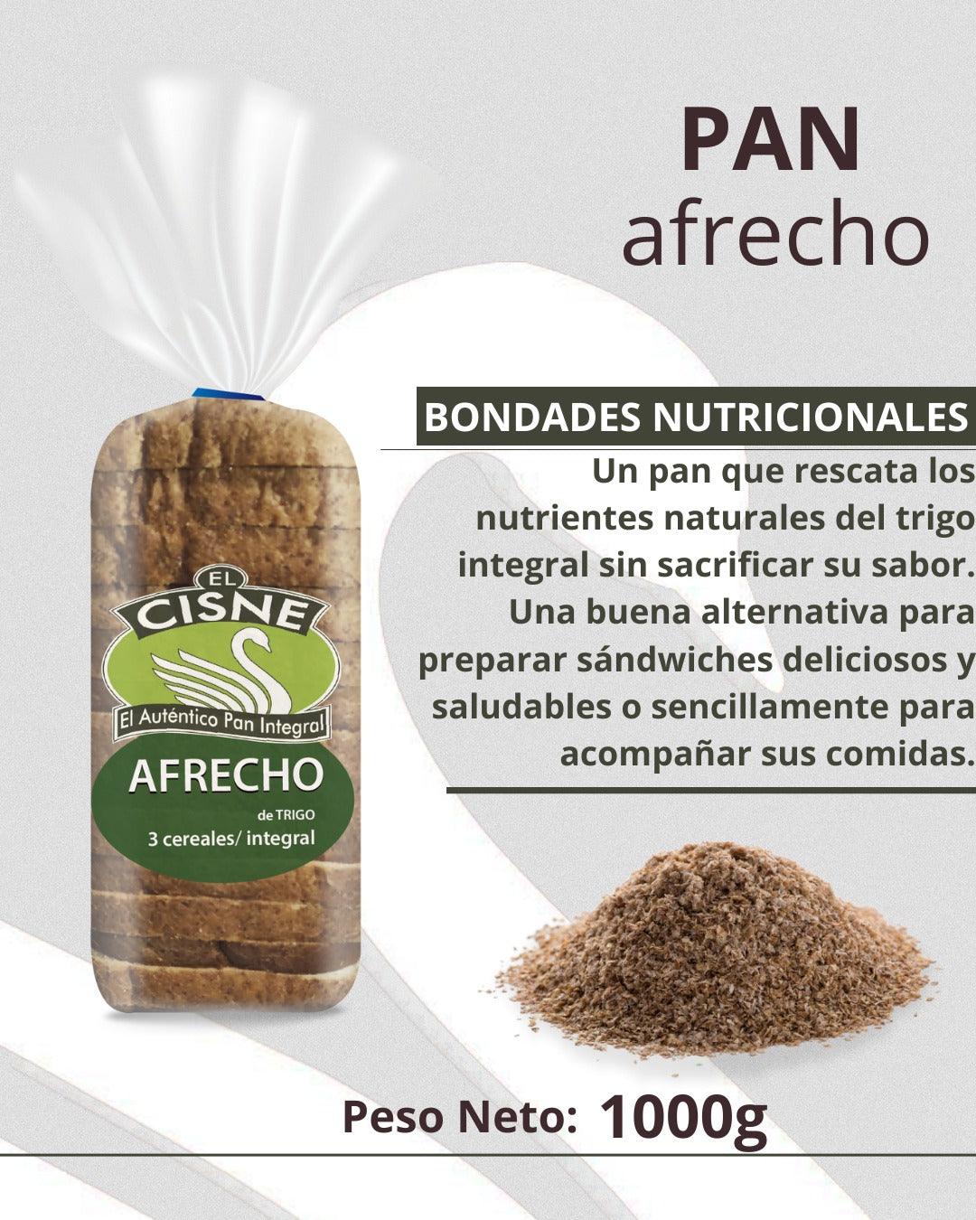 PAN INTEGRAL CON AFRECHO EL CISNE 650 G