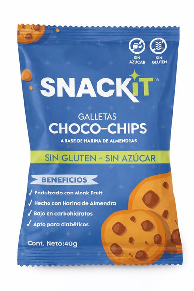 SNACKIT Galletas sin Gluten y sin Azúcar 40 g
